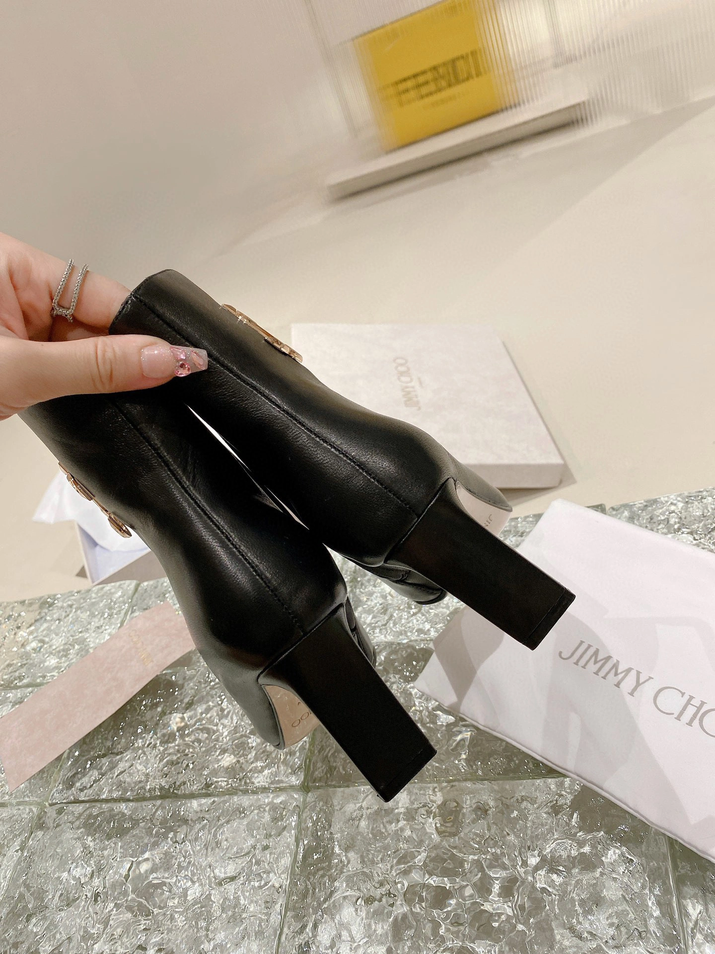 coco- Minori 65 cowhide Heel height：6.5cm item:B-X158J2419